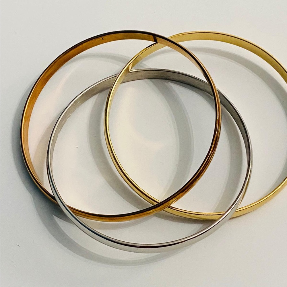 🌟 Three Tones Bangles🌟 - Picture 2 of 6
